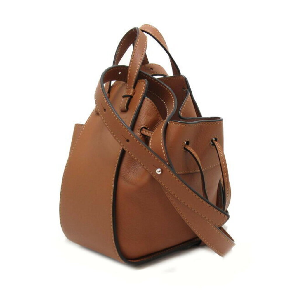 LOEWE Hammock Shoulder Bag Leather Brown - Picture 3 of 10